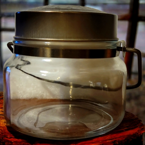 Vtg 2011 Paula Deen Lantern Candle Holder  Herbal Container Apothecary Jar - Picture 1 of 6